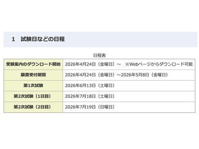愛知県の教員採用、1次試験6/13…4-5月に説明会 画像