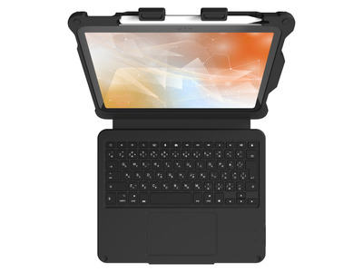 iPad A16／第10世代対応、トラックパッド付ケース…5年保証 画像