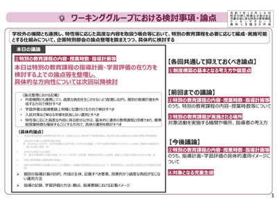 特異な才能のある児童生徒の特別教育課程…第7回WGの傍聴者募集 画像