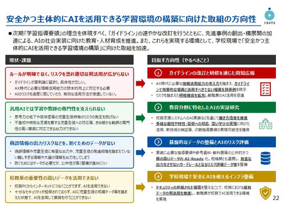 文科省、生成AIとセキュリティ指針を改訂…次世代校務DX 画像