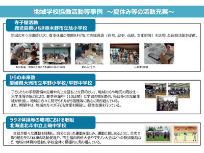 夏休みの居場所づくり、文科省要請…地域と学校の協働事例も紹介 画像