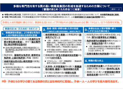 高専卒も教員免許取得を可能に…文科省が改正案提示 画像