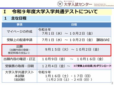 【共通テスト2027】科目選択やマーク誤り事例とは…説明協議会アーカイブ動画 画像