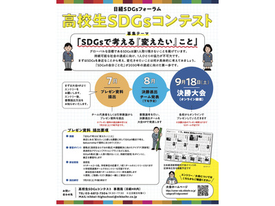 学校単位で応募「高校生SDGsコンテスト」7/30まで受付延長 画像