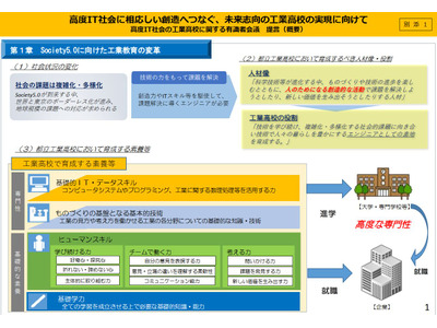 東京都教委、高度IT社会の工業高校の在り方を提言 画像