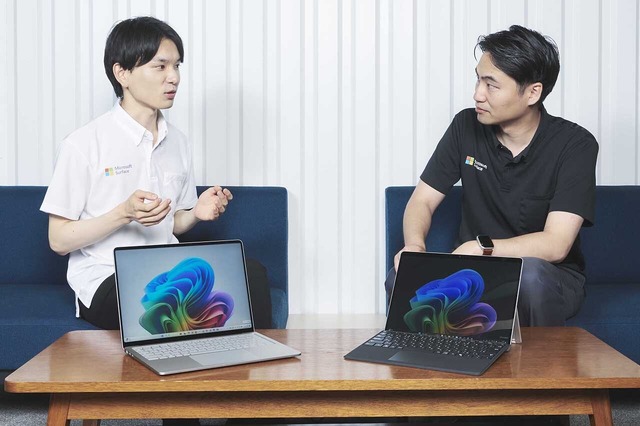 岡涼平氏（左）と栗原太郎氏（右）