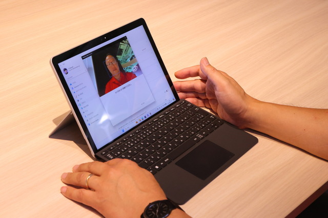 Surfaceは顔認証によるログインがとても速い