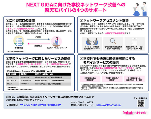 NEXT GIGAに向けた学校ネットワーク改善への楽天モバイルの4つのサポート