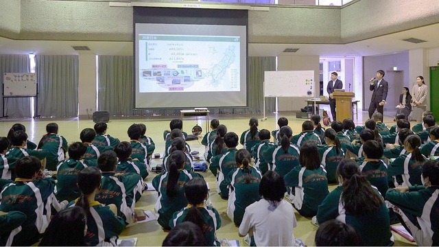 出張授業のようす