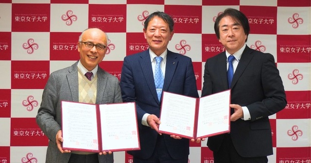 森本東京女子大学長と武内白梅学園高等学校校長・南白梅学園清修中高一貫部校長