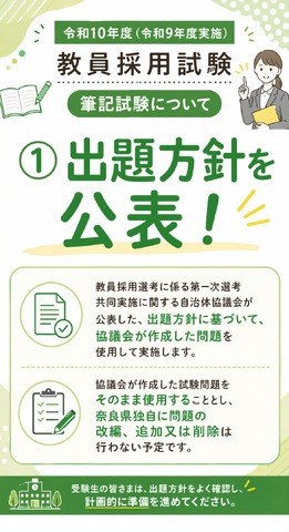 令和10年度教員採用試験 出題方針