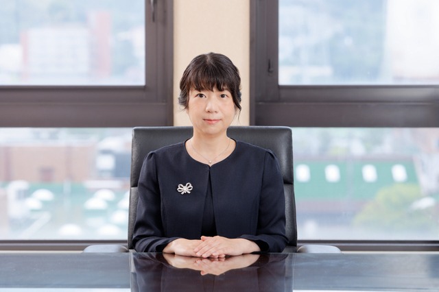 新学長に就任した二村雅子教授