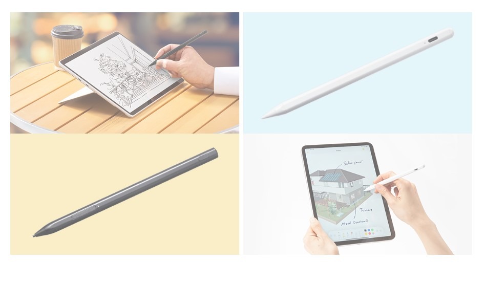充電式極細タッチペン、iPad・Surface専用の2機種…サンワサプライ