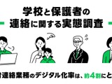 学校と保護者の連絡、デジタル化は4割台と低調 画像