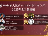 Voicy、教育現場の声を届ける「教師」タブ新設…人気ランキングも 画像