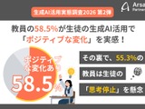 教員6割が生成AIで創造性向上を実感、一方で思考停止も懸念 画像