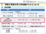 【共通テスト2027】科目選択やマーク誤り事例とは…説明協議会アーカイブ動画 画像